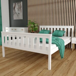 łóżko AGA 180x200 białe 3