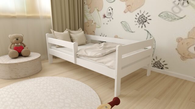 EDI NOWE Białe - rzut V łóżko dziecięce EDI białe 7