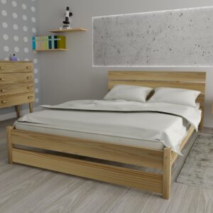 łóżko drewniane max 90x200 sosna 3