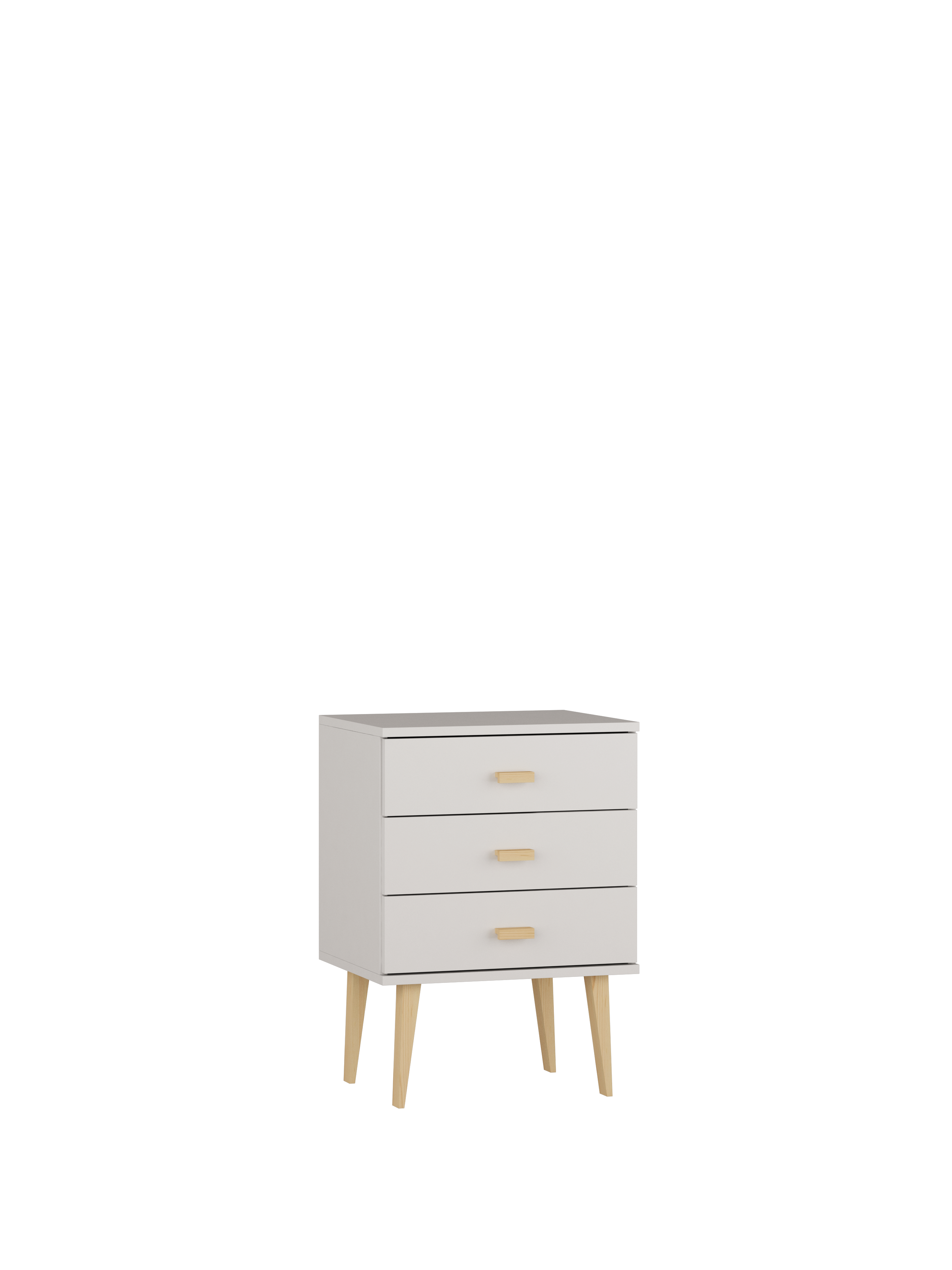 Komoda Nr1 szer60 3s komoda 80 cm blanc
