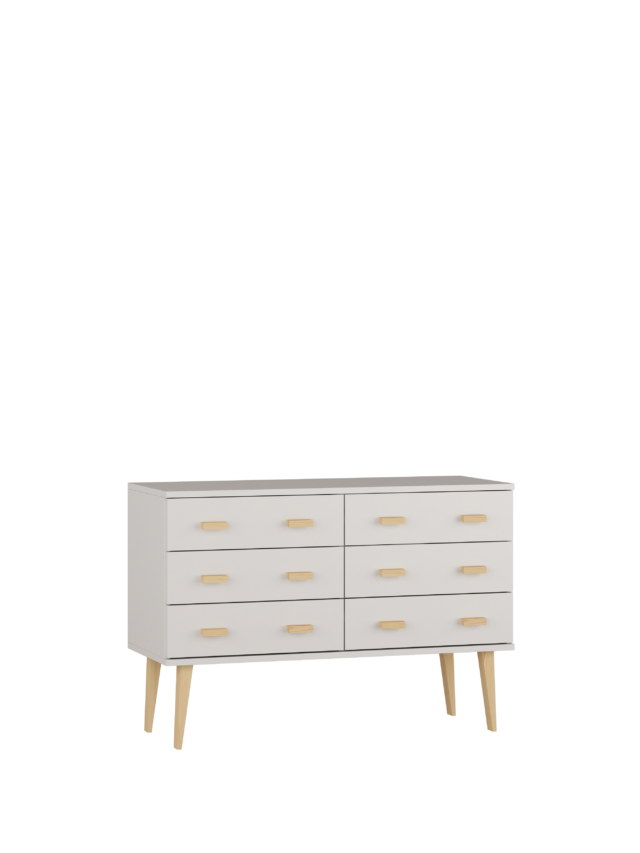 Komoda Nr2 szer160 3s komoda 117 cm blanc 4