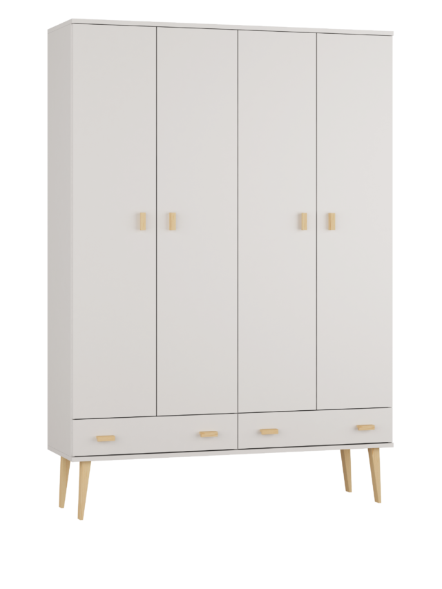 Szafa IV z szuflada szafa 4-drzwiowa z szufladami 155 cm 2