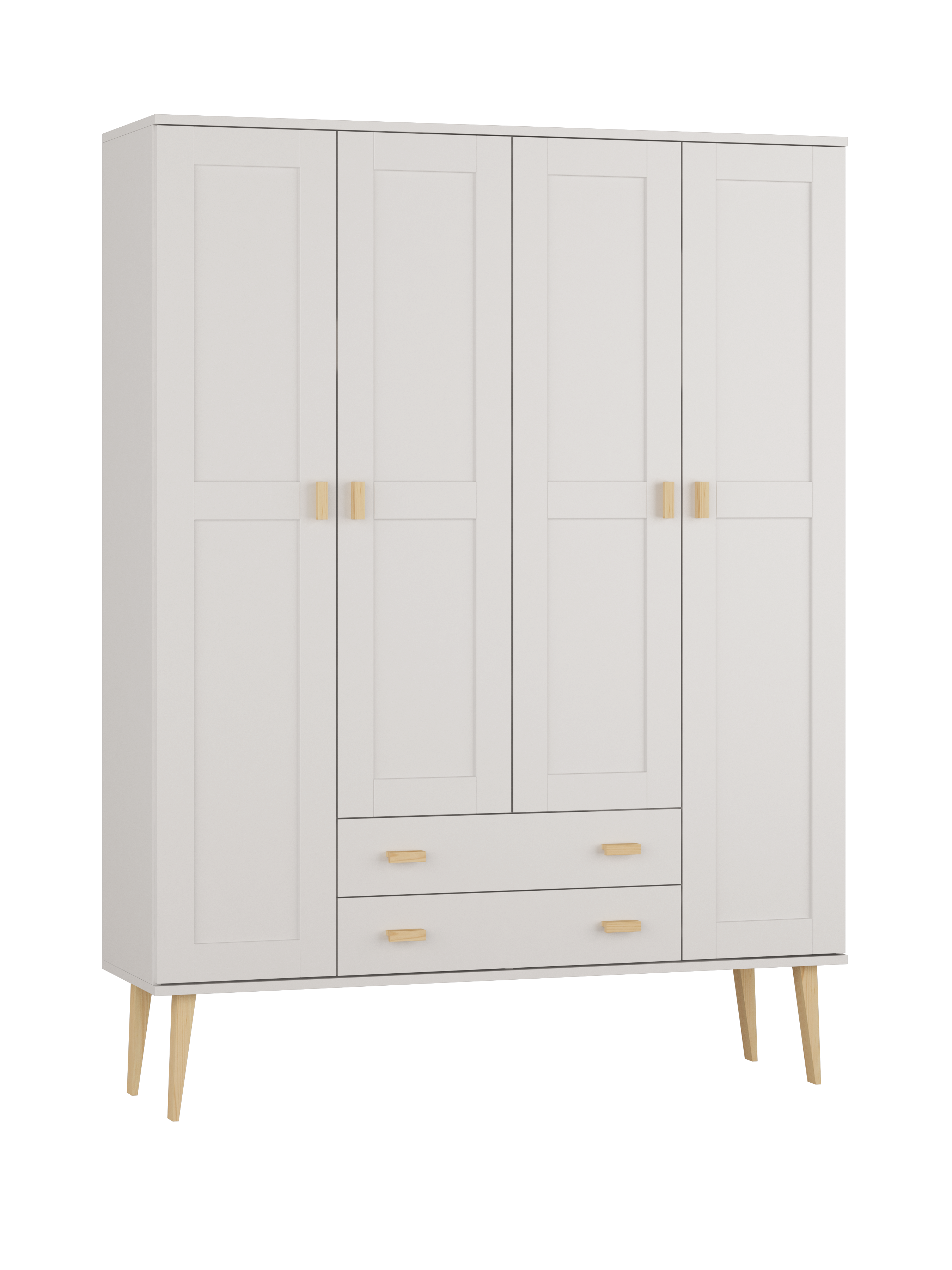 Szafa IV z szuflada2 fil szafa 4-drzwiowa z szufladami 155 cm