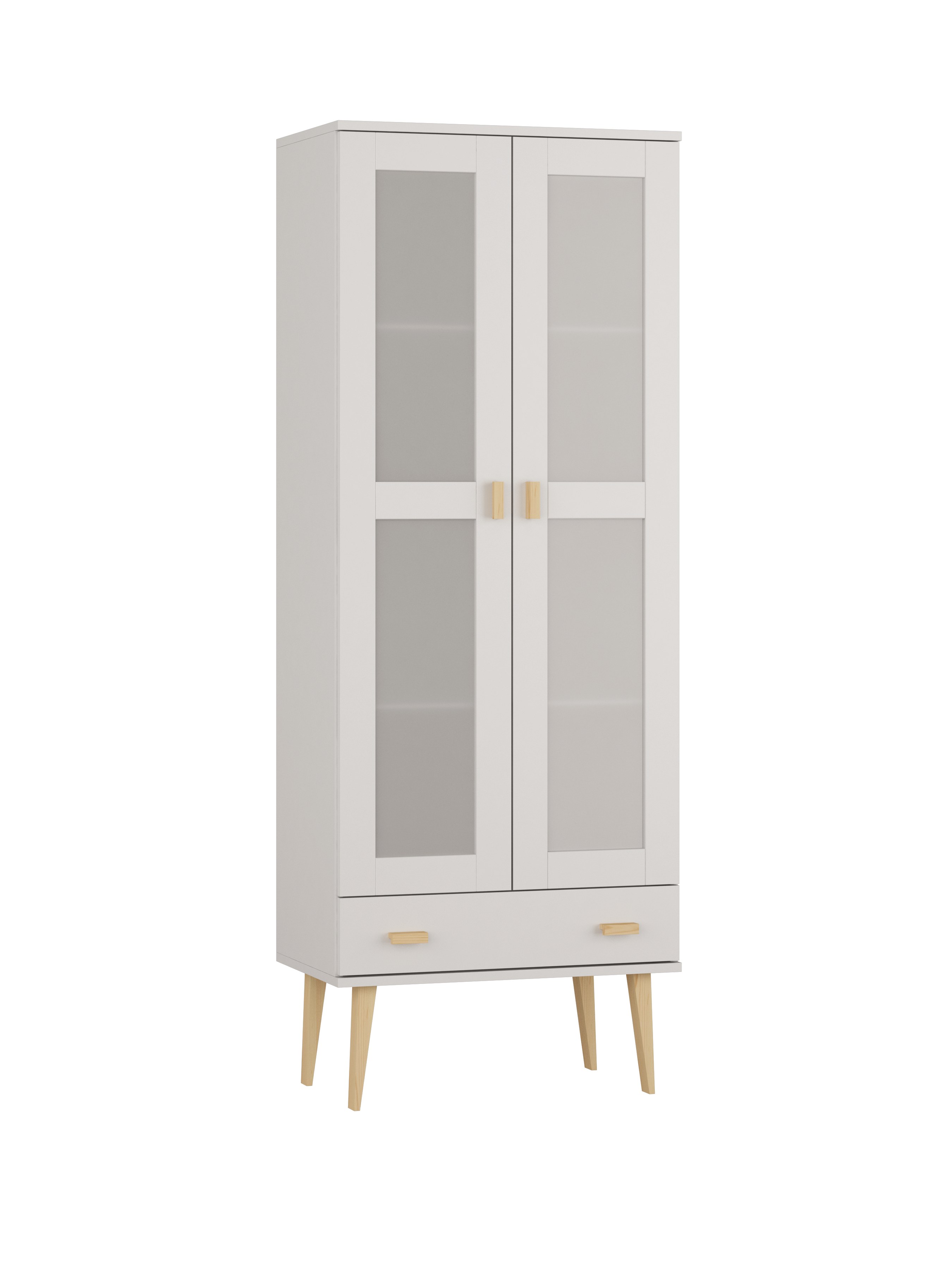 Witryna z szufladą witryna 2 drzwiowa z szufladą 80 cm