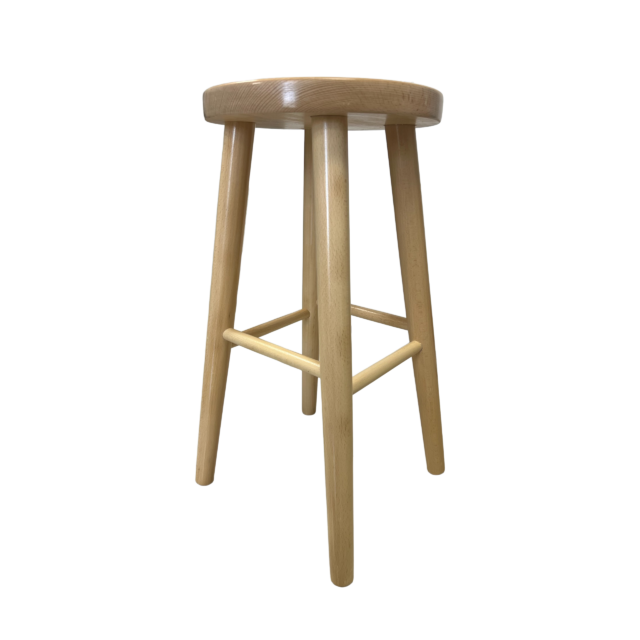 taboret_8_bez_tla taboret bukowy hoker barowy 60cm buk jasny