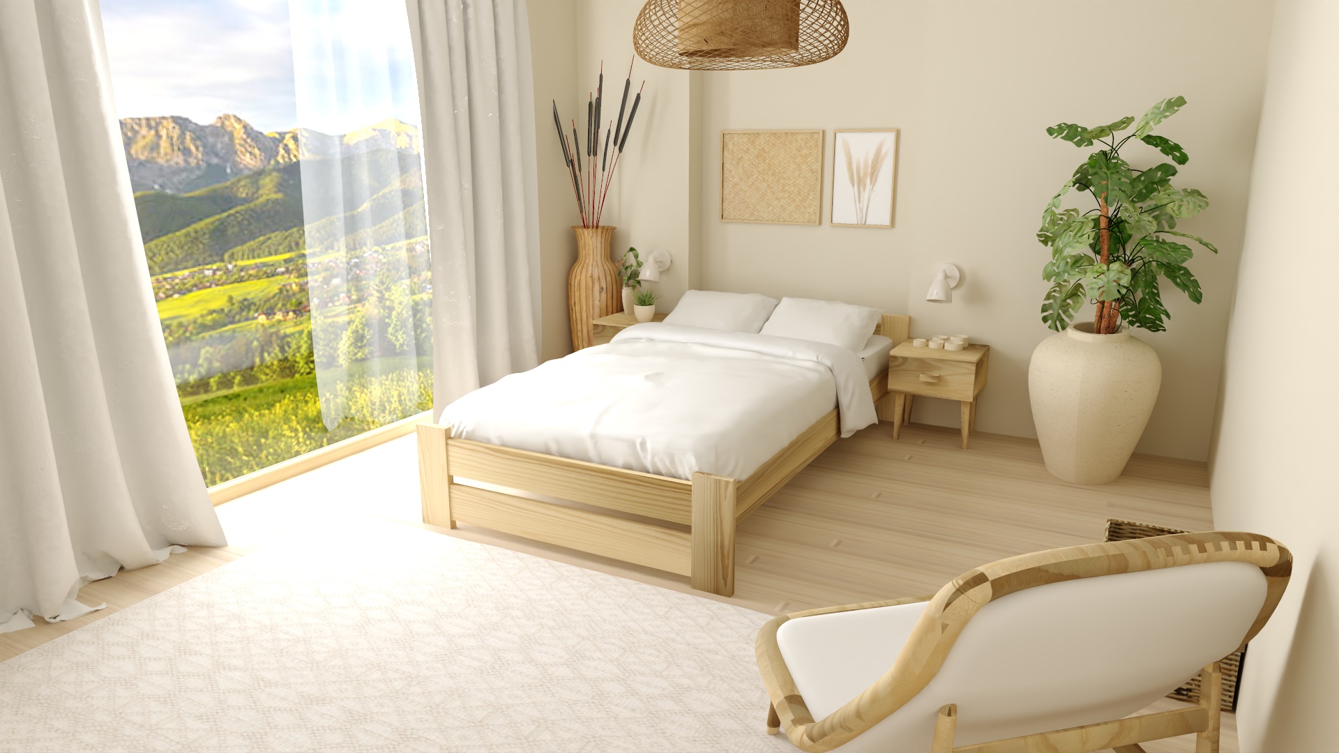 EKO MINI SUROWE pojedyncze - rzut 1 zestaw łóżko eko mini 19