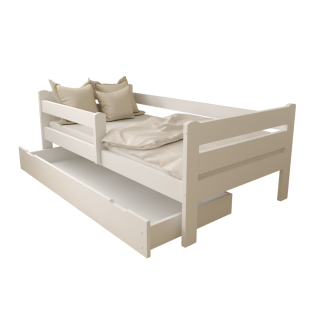 Edia białe + szuflada łóżko dziecięce EDI 3