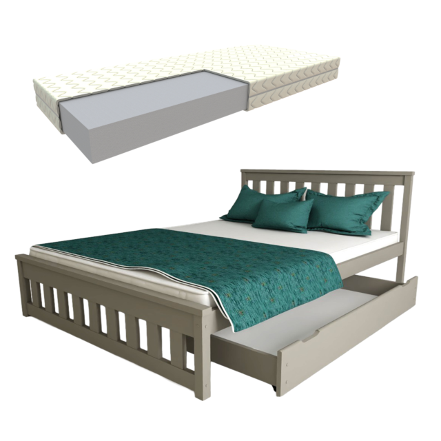 Ada Szare + pianka + szuflada Zestaw łózko ADA 5