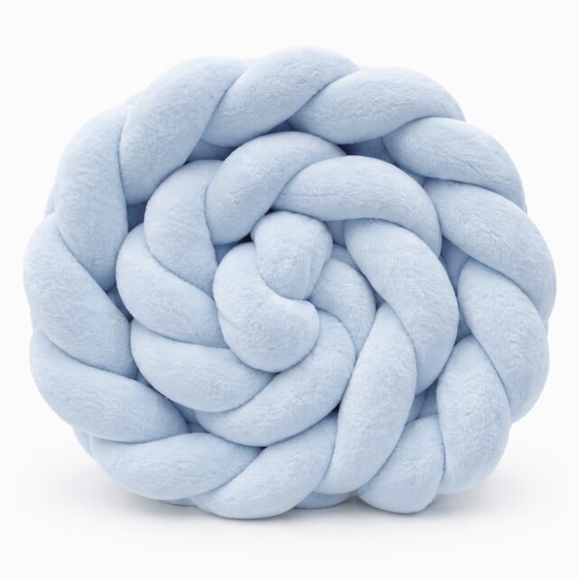 WARKOCZ WELUR BABY BLUE - białe tło